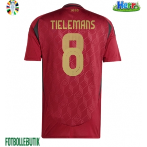 Belgien Youri Tielemans #8 Hemmatröja EM 2024 Kortärmad